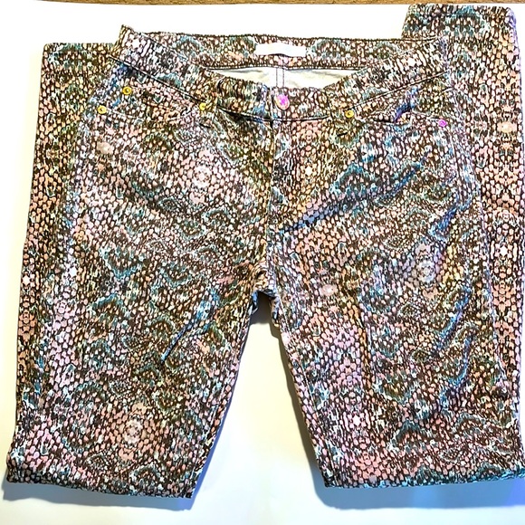 7 for all Mankind snake print skinny jean - Picture 2 of 6